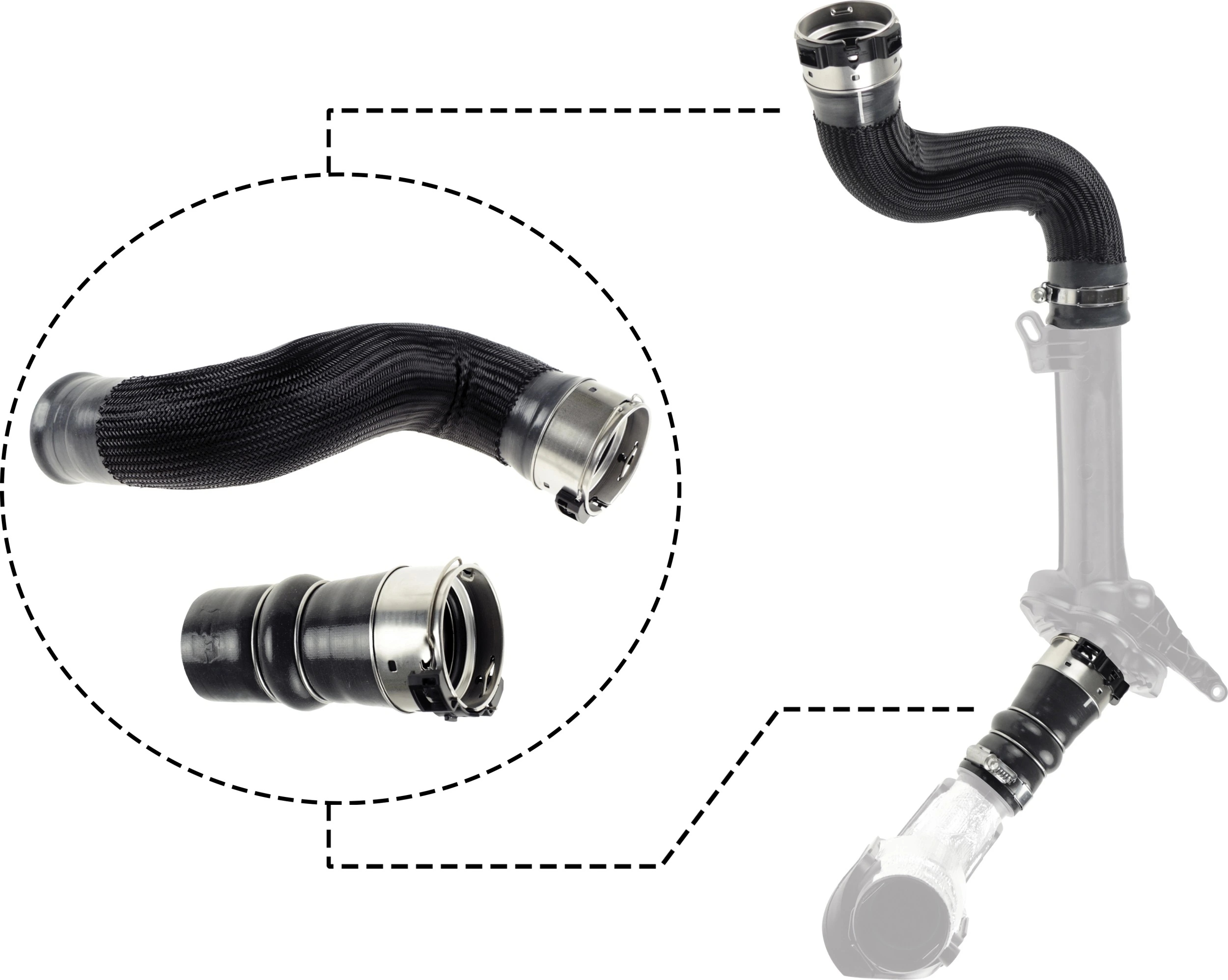 RAPRO Töltőlevegő cső - R12628/K - TothCarparts