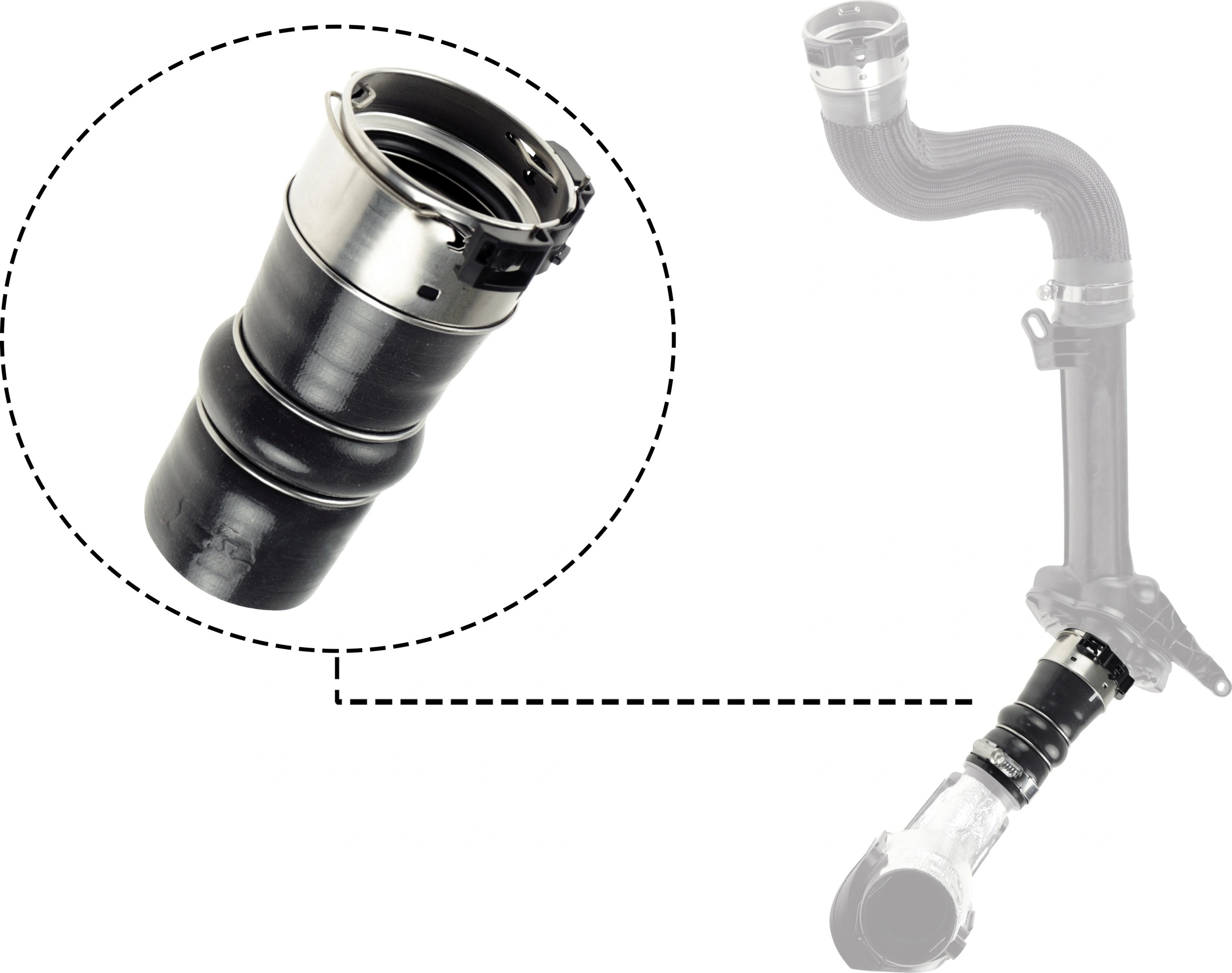 RAPRO Töltőlevegő cső - R12629 - TothCarparts
