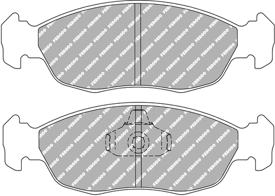 FERODO RACING fékbetétkészlet, tárcsafék - FCP876G - TothCarparts