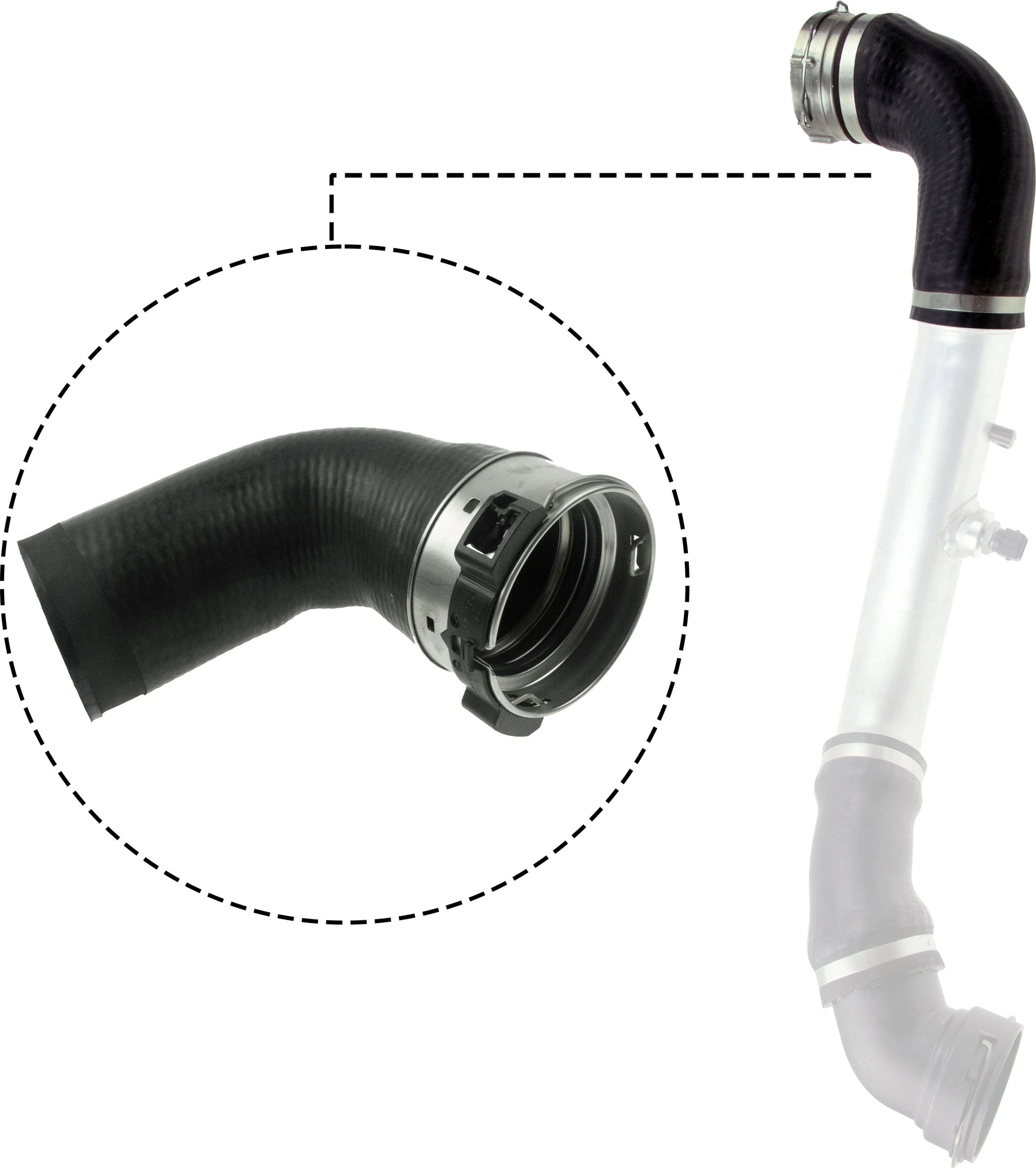 RAPRO Töltőlevegő cső - R19345 - TothCarparts