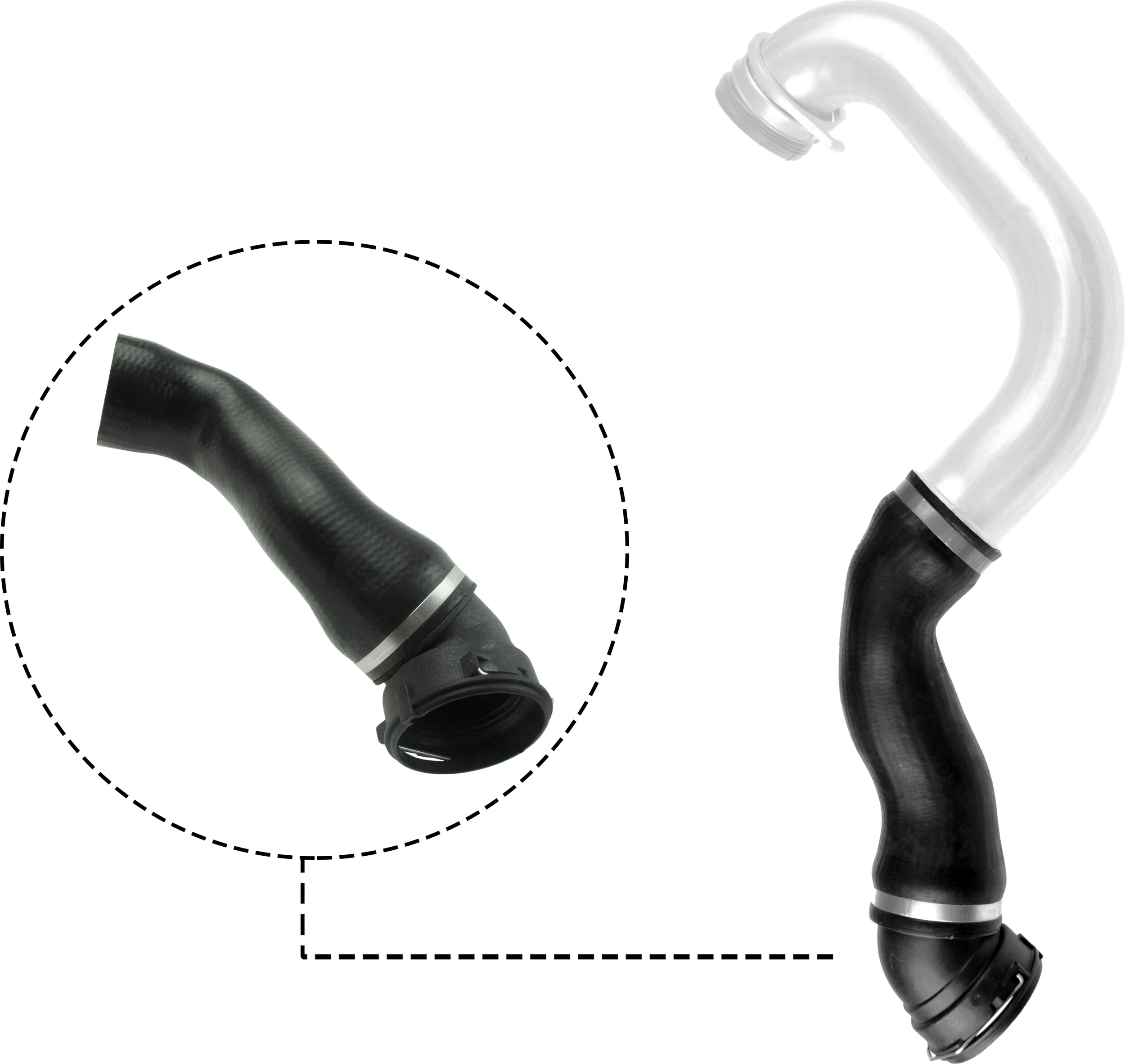 RAPRO Töltőlevegő cső - R19347 - TothCarparts