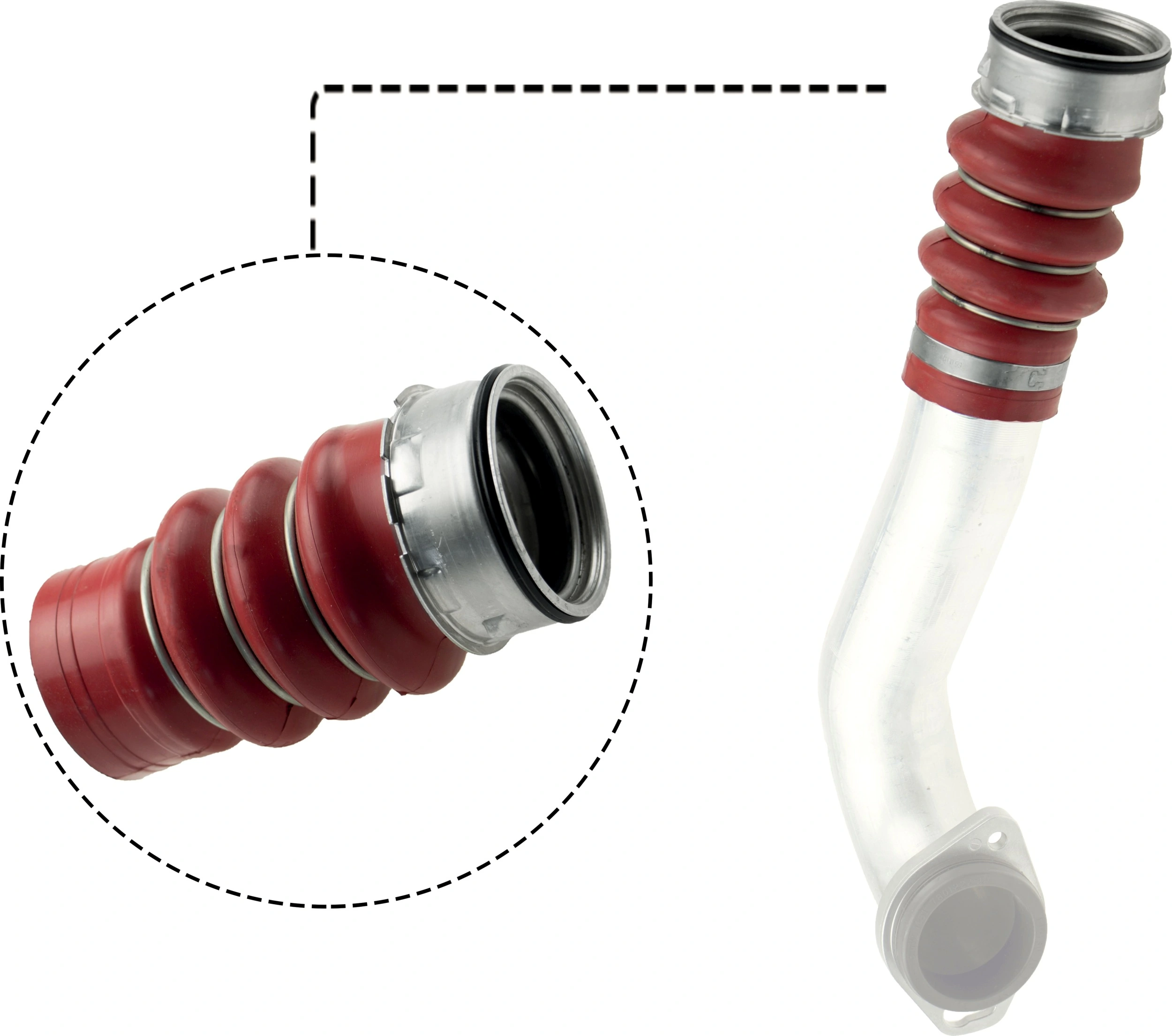 RAPRO Töltőlevegő cső - R19702 - TothCarparts