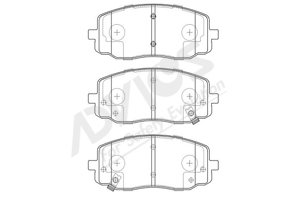 ADVICS-SEA fékbetétkészlet, tárcsafék - R1N014Y - TothCarparts
