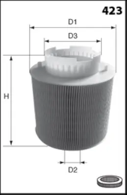MISFAT légszűrő - R295 - TothCarparts