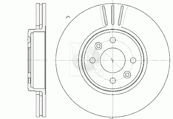 NPS féktárcsa - R330T02 - TothCarparts