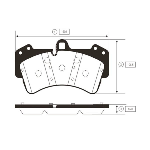 CTR fékbetétkészlet, tárcsafék - GK1299 - TothCarparts