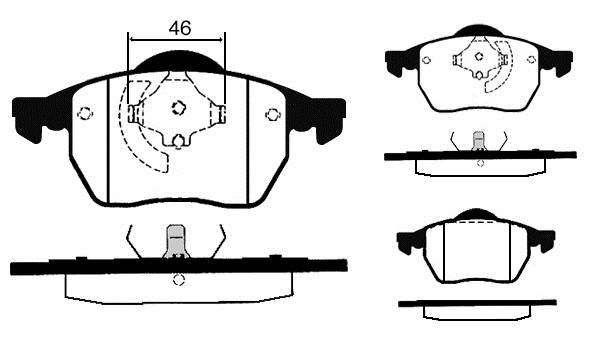 RAICAM fékbetétkészlet, tárcsafék - RA.0429.1 - TothCarparts