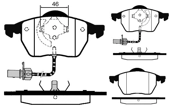 RAICAM fékbetétkészlet, tárcsafék - RA.0429.2 - TothCarparts