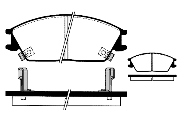RAICAM fékbetétkészlet, tárcsafék - RA.0457.1 - TothCarparts