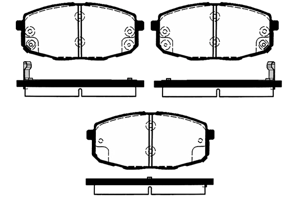 RAICAM fékbetétkészlet, tárcsafék - RA.0487.0 - TothCarparts