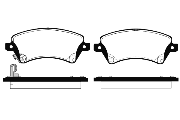 RAICAM fékbetétkészlet, tárcsafék - RA.0574.0 - TothCarparts