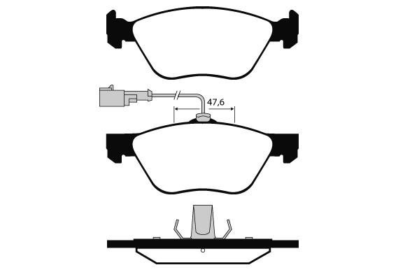 RAICAM fékbetétkészlet, tárcsafék - RA.0615.0 - TothCarparts