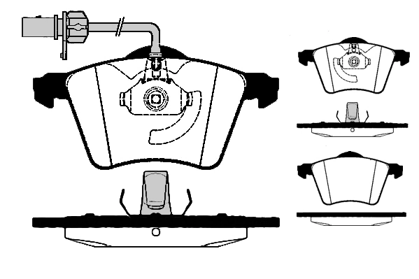 RAICAM fékbetétkészlet, tárcsafék - RA.0687.1 - TothCarparts