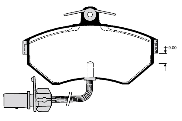 RAICAM fékbetétkészlet, tárcsafék - RA.0695.2 - TothCarparts