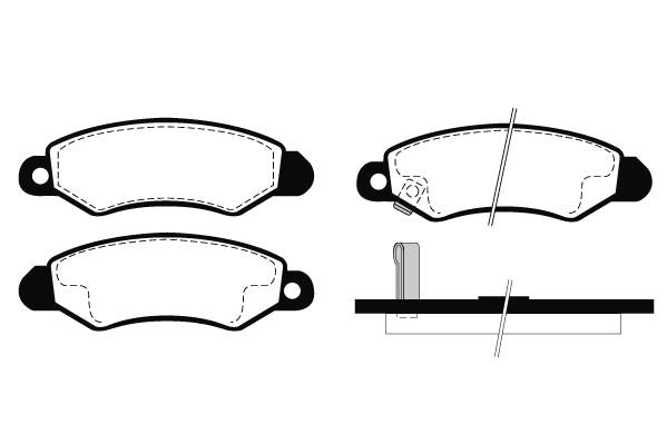 RAICAM fékbetétkészlet, tárcsafék - RA.0710.0 - TothCarparts
