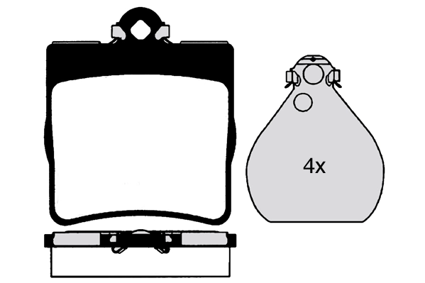 RAICAM fékbetétkészlet, tárcsafék - RA.0737.0 - TothCarparts