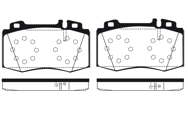 RAICAM fékbetétkészlet, tárcsafék - RA.0791.1 - TothCarparts