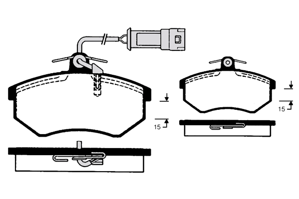 RAICAM fékbetétkészlet, tárcsafék - RA.0813.3 - TothCarparts