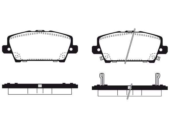 RAICAM fékbetétkészlet, tárcsafék - RA.0850.0 - TothCarparts