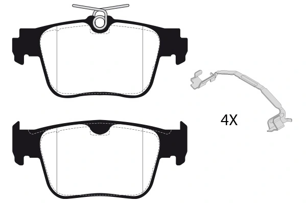 RAICAM fékbetétkészlet, tárcsafék - RA.1280.2 - TothCarparts