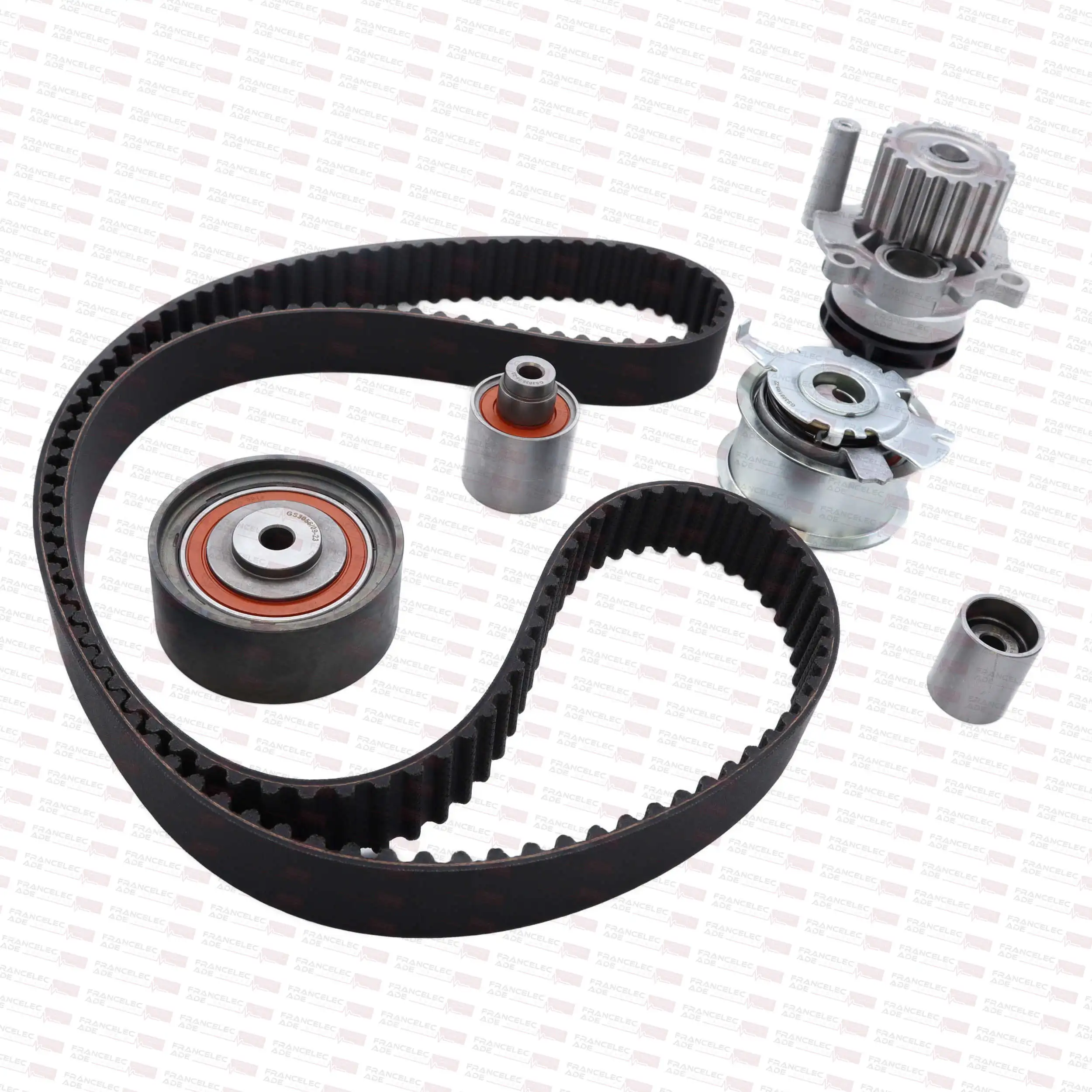 Francelec-ADE Vízpumpa + fogasszíj készlet - KD4311P2 - TothCarparts