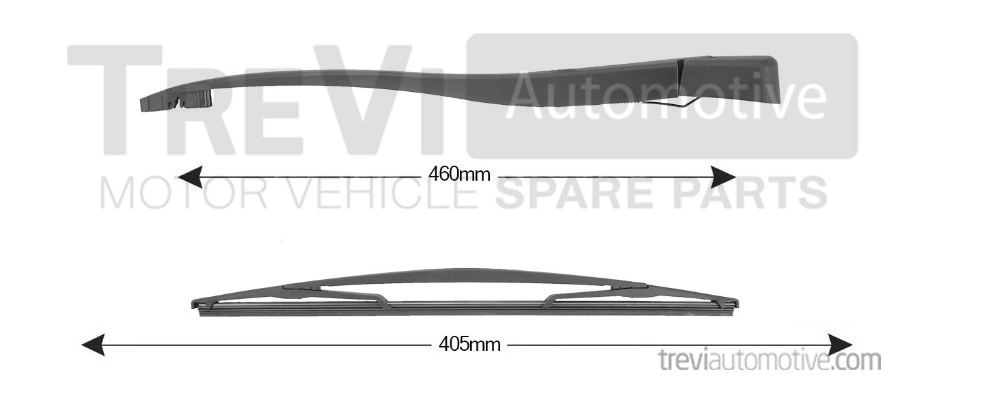 TREVI AUTOMOTIVE törlőkar, ablaktörlő - RA244 - TothCarparts