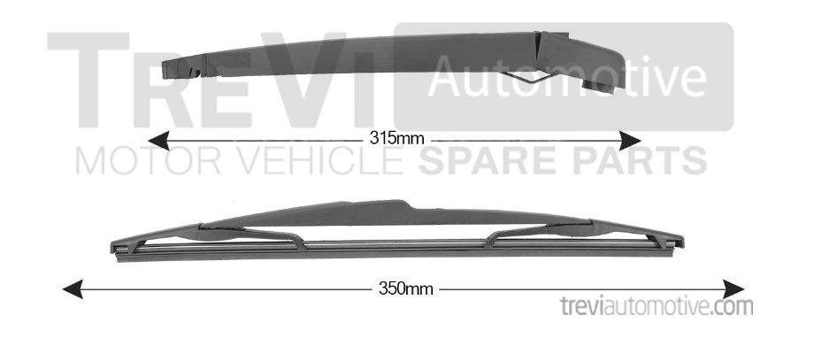 TREVI AUTOMOTIVE törlőkar, ablaktörlő - RA257 - TothCarparts