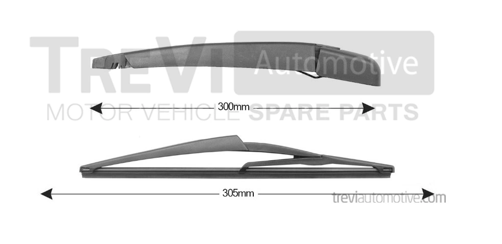 TREVI AUTOMOTIVE törlőkar, ablaktörlő - RA269 - TothCarparts