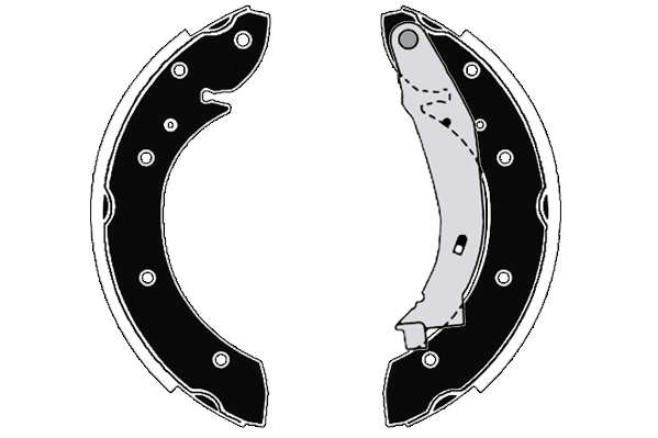 RAICAM fékpofakészlet - RA27331 - TothCarparts