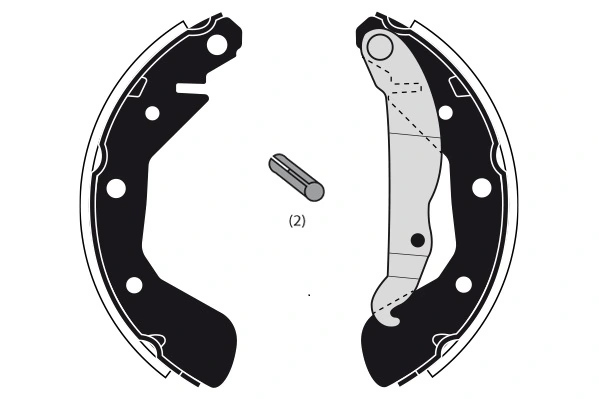 RAICAM fékpofakészlet - RA28060 - TothCarparts