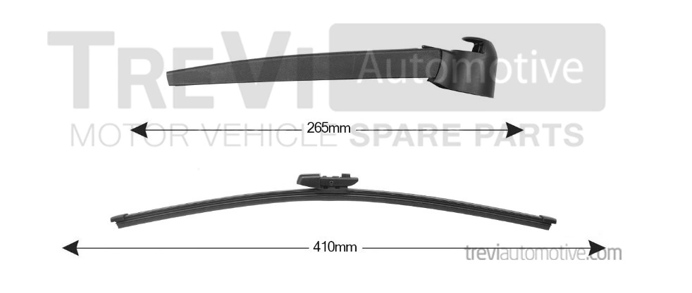 TREVI AUTOMOTIVE törlőkar, ablaktörlő - RA291 - TothCarparts