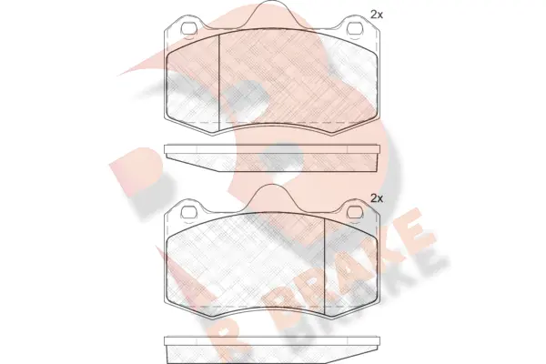 R BRAKE fékbetétkészlet, tárcsafék - RB2009 - TothCarparts