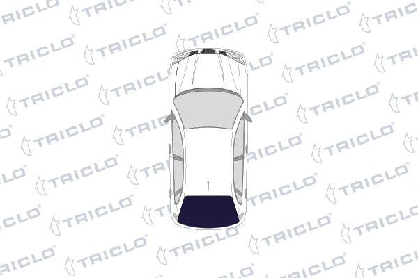 TRICLO Hátsó csapóajtó zár - 138117 - TothCarparts