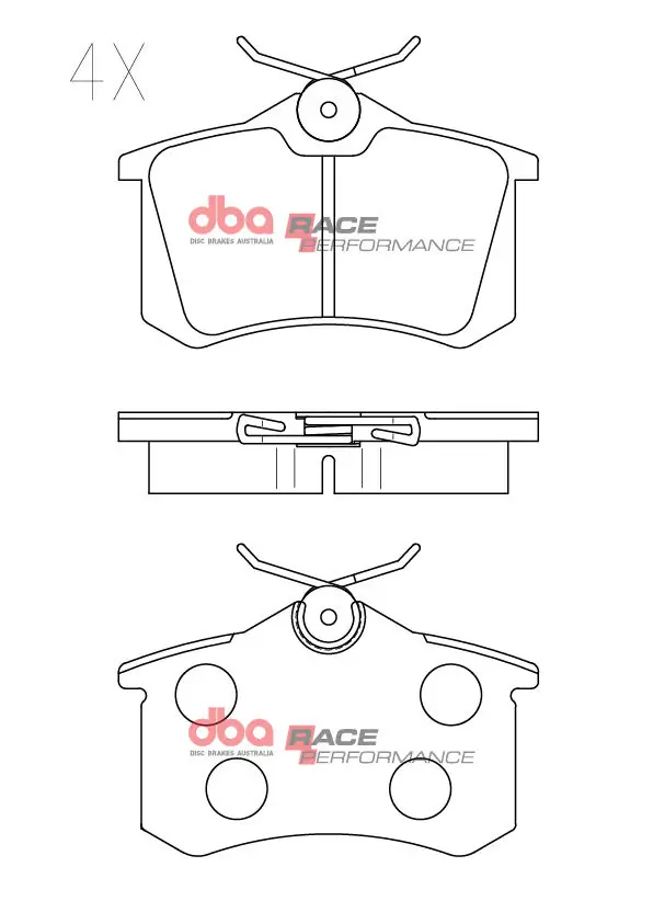 DBA Australia fékbetétkészlet, tárcsafék - DB1449RP - TothCarparts