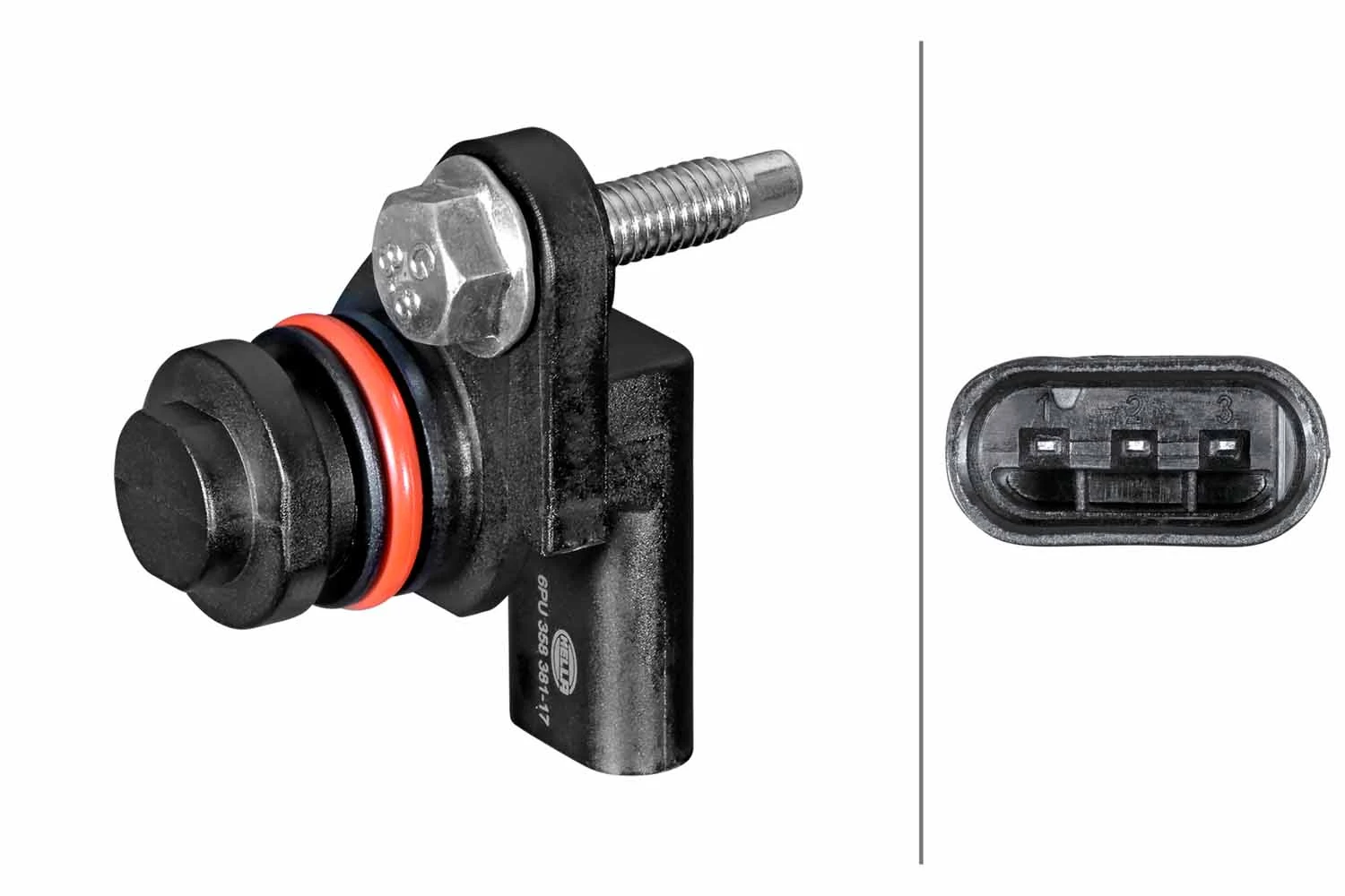 HELLA érzékelő, vezérműtengely-pozíció - 6PU 358 381-171 - TothCarparts