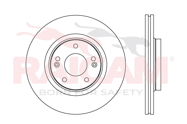 RAICAM féktárcsa - RD01583 - TothCarparts