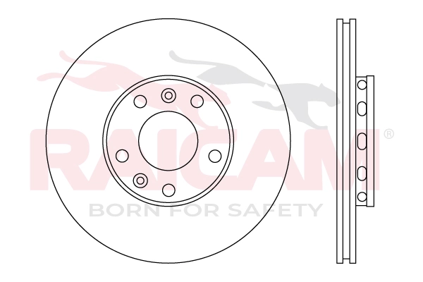 RAICAM féktárcsa - RD01613 - TothCarparts