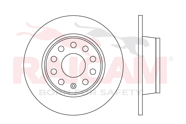 RAICAM féktárcsa - RD01621 - TothCarparts