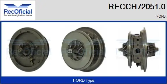 RECOFICIAL Törzscsoport, turbótöltő - RECCH72051.0 - TothCarparts
