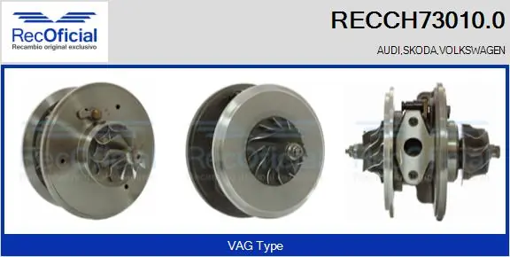 RECOFICIAL Törzscsoport, turbótöltő - RECCH73010.0 - TothCarparts