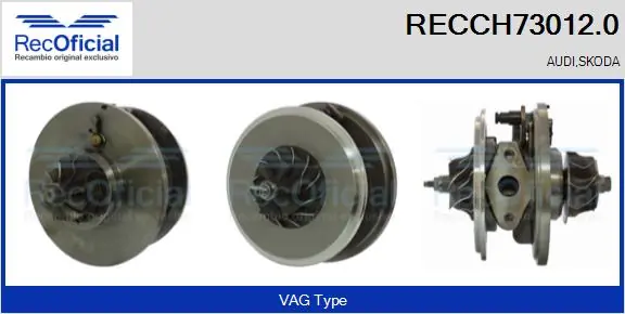 RECOFICIAL Törzscsoport, turbótöltő - RECCH73012.0 - TothCarparts