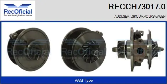 RECOFICIAL Törzscsoport, turbótöltő - RECCH73017.0 - TothCarparts