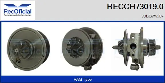 RECOFICIAL Törzscsoport, turbótöltő - RECCH73019.0 - TothCarparts
