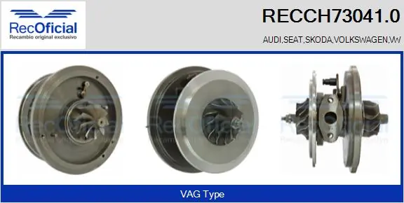 RECOFICIAL Törzscsoport, turbótöltő - RECCH73041.0 - TothCarparts