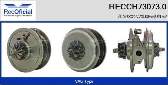 RECOFICIAL Törzscsoport, turbótöltő - RECCH73073.0 - TothCarparts
