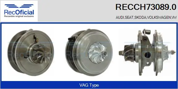 RECOFICIAL Törzscsoport, turbótöltő - RECCH73089.0 - TothCarparts