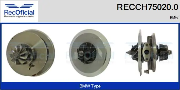RECOFICIAL Törzscsoport, turbótöltő - RECCH75020.0 - TothCarparts