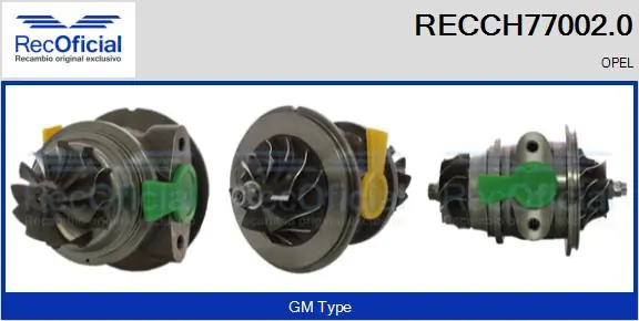 RECOFICIAL Törzscsoport, turbótöltő - RECCH77002.0 - TothCarparts