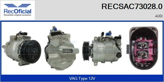 RECOFICIAL kompresszor, klíma - RECSAC73028.0 - TothCarparts