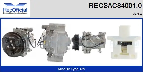 RECOFICIAL kompresszor, klíma - RECSAC84001.0 - TothCarparts